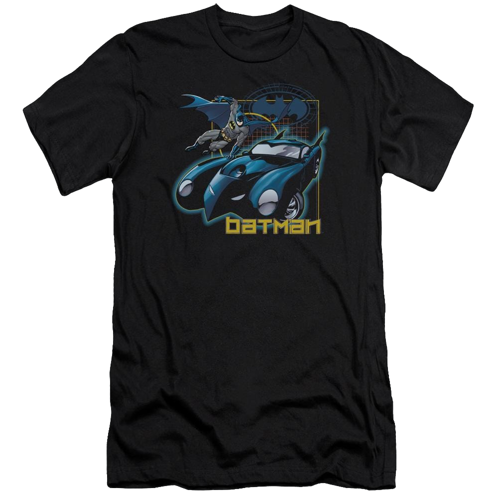 Batman Nice Wheels - Men's Premium Slim Fit T-Shirt