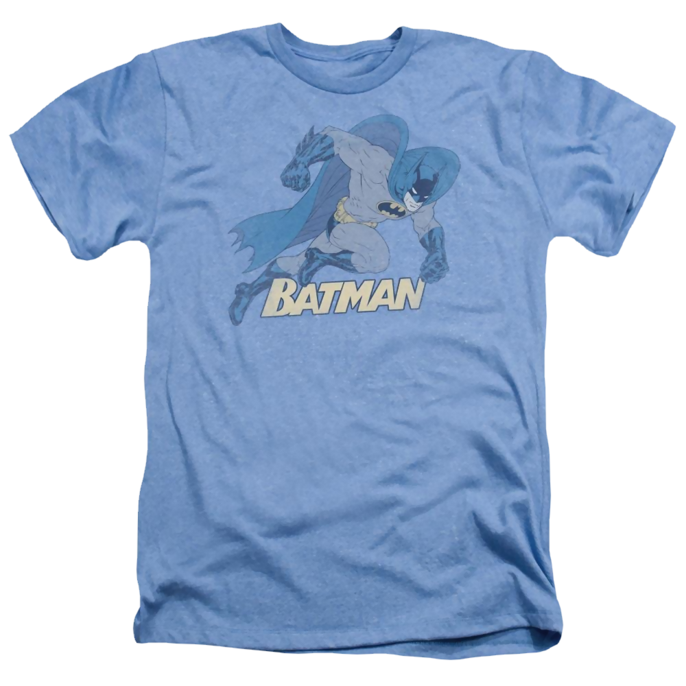 Batman Running Retro - Men's Heather T-Shirt