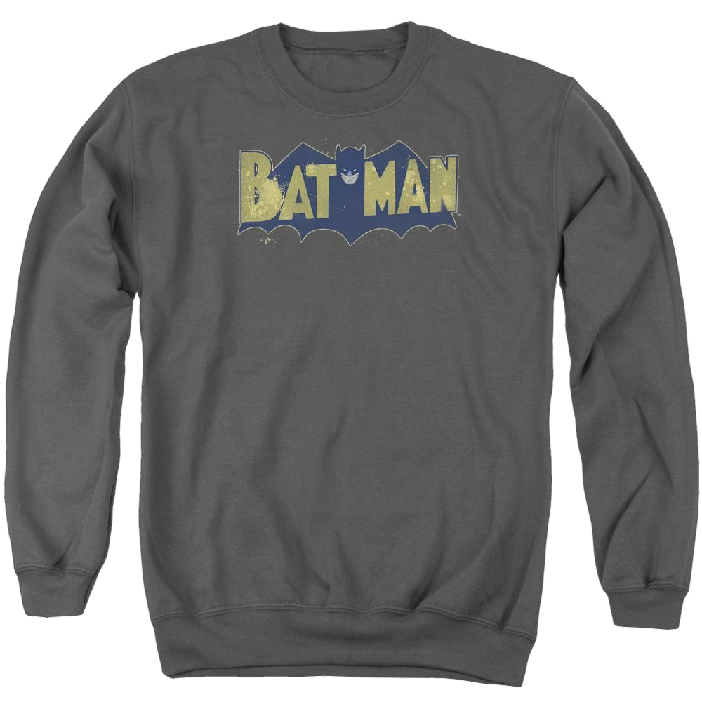 Batman Vintage Logo Splatter - Men's Crewneck Sweatshirt