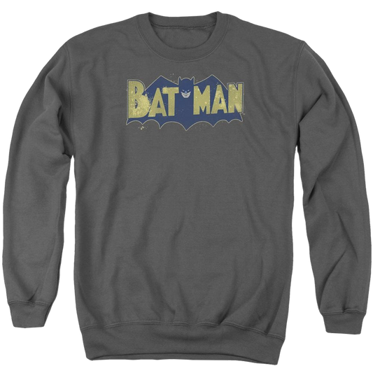 Batman Vintage Logo Splatter - Men's Crewneck Sweatshirt