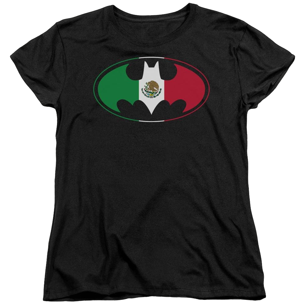 Batman Mexican Flag Shield - Women's T-Shirt