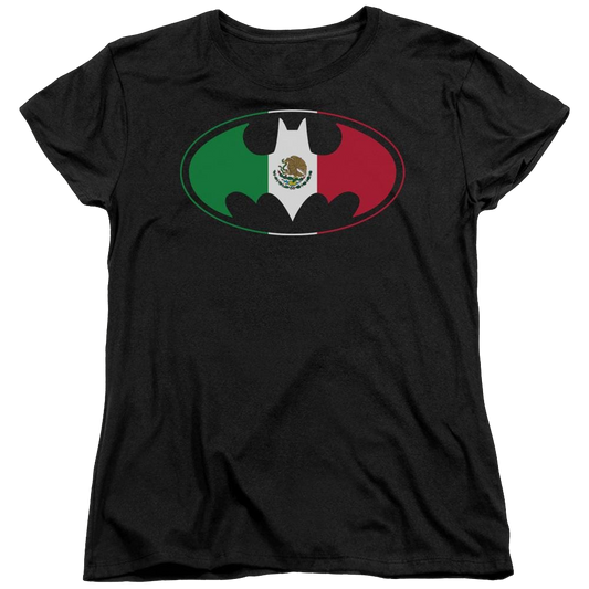 Batman Mexican Flag Shield - Women's T-Shirt