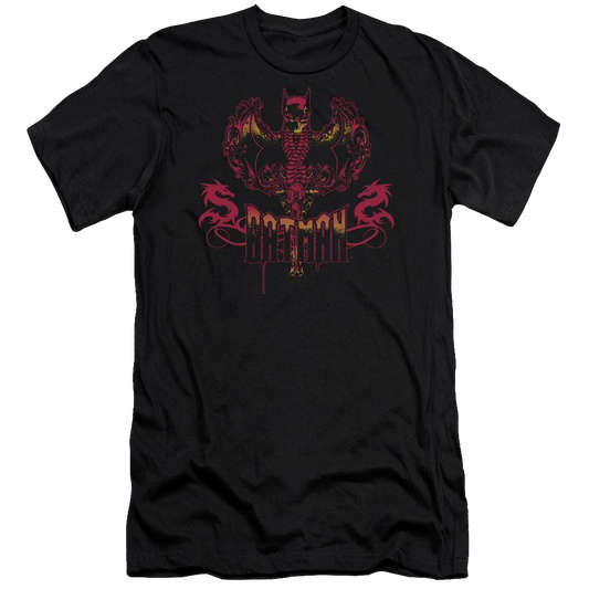 Batman Heart Of Fire - Men's Premium Slim Fit T-Shirt