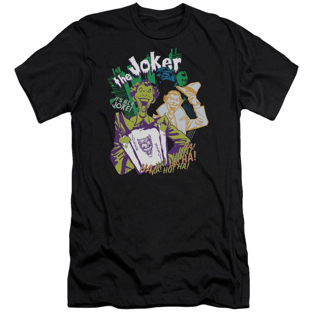 Batman Its All A Joke - Men's Premium Slim Fit T-Shirt