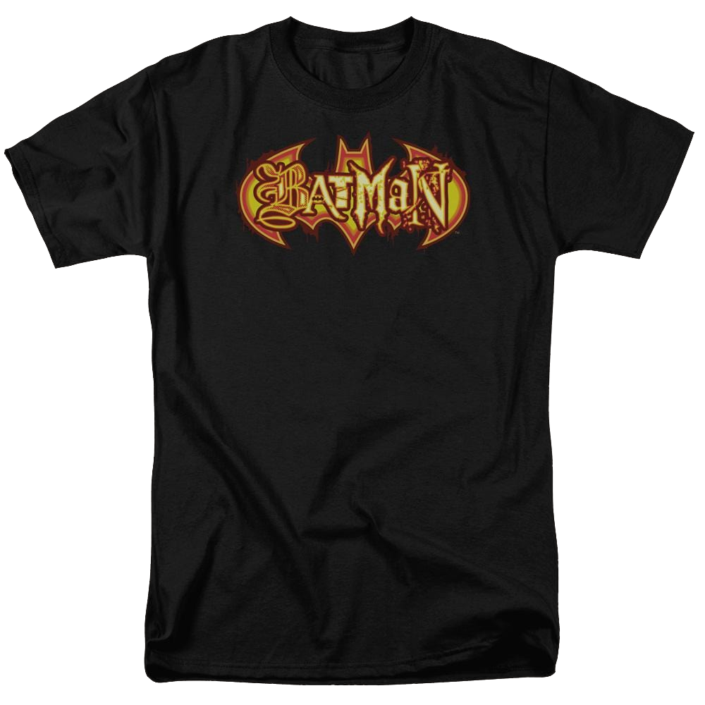 Batman Fiery Shield - Men's Regular Fit T-Shirt