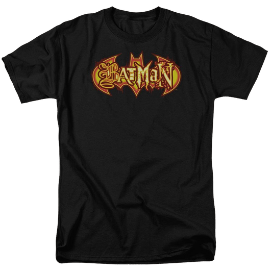 Batman Fiery Shield - Men's Regular Fit T-Shirt