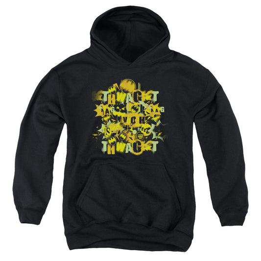 Batman Halloween Knight Sounds Kids Youth Hoodie Black