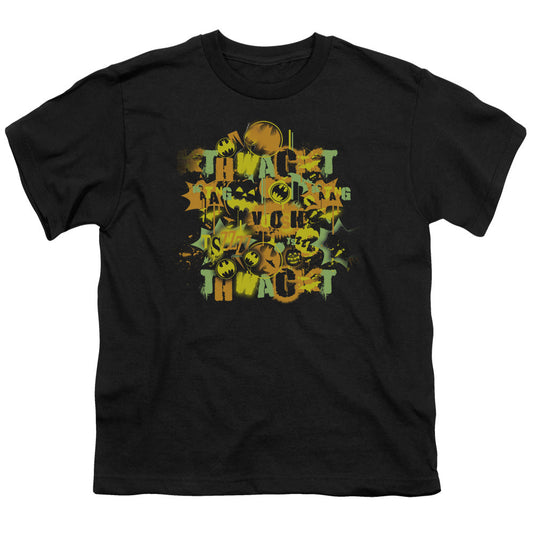 Batman Halloween Knight Sounds Kids Youth T Shirt Black