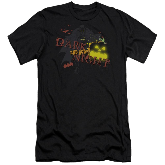 Batman Dark And Scary Night - Men's Premium Slim Fit T-Shirt