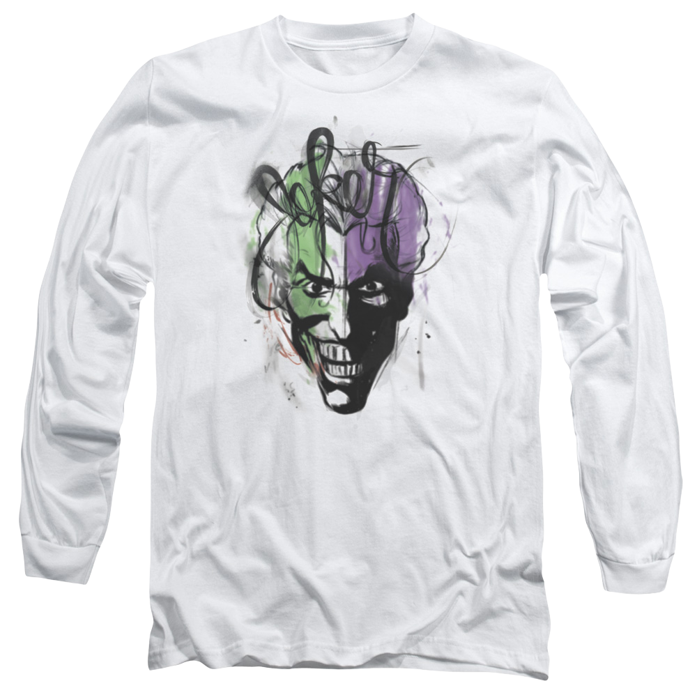 Batman Joker Airbrush - Men's Long Sleeve T-Shirt
