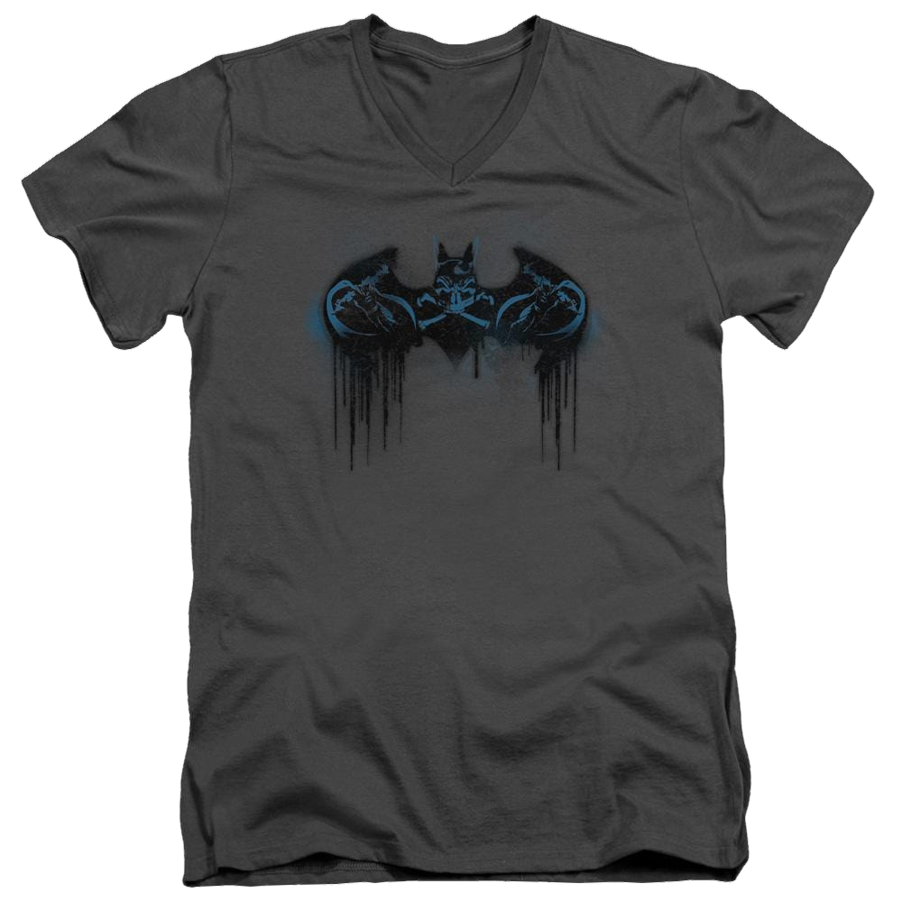 Batman Run Away - Men's V-Neck T-Shirt