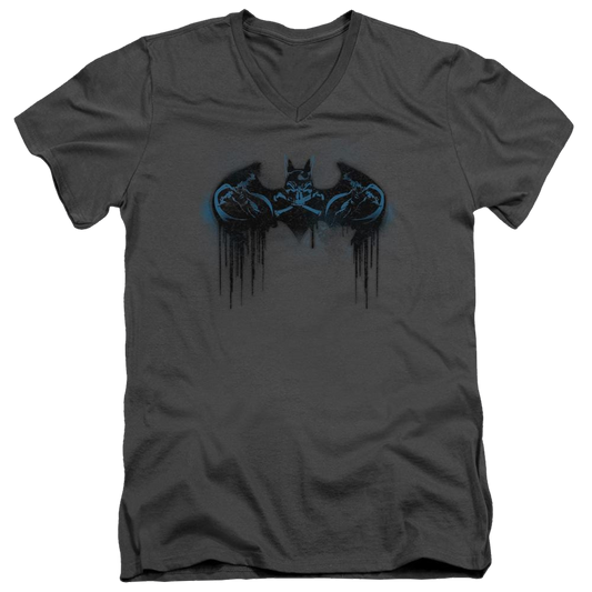 Batman Run Away - Men's V-Neck T-Shirt
