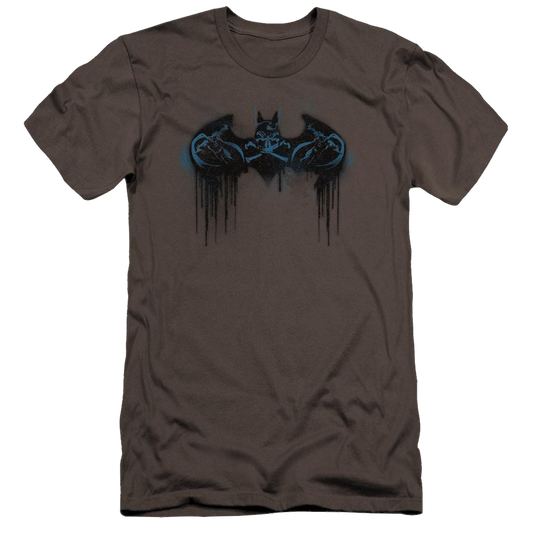 Batman Run Away - Men's Premium Slim Fit T-Shirt