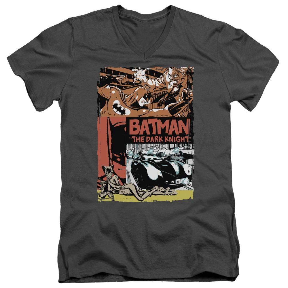 Batman Old Movie Poster - Men's V-Neck T-Shirt