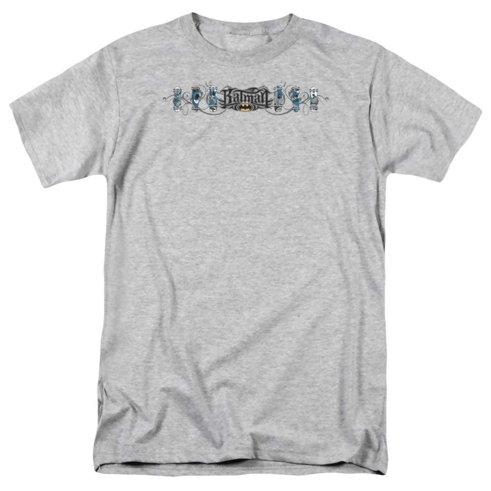 Batman Skateboard Bats - Men's Regular Fit T-Shirt