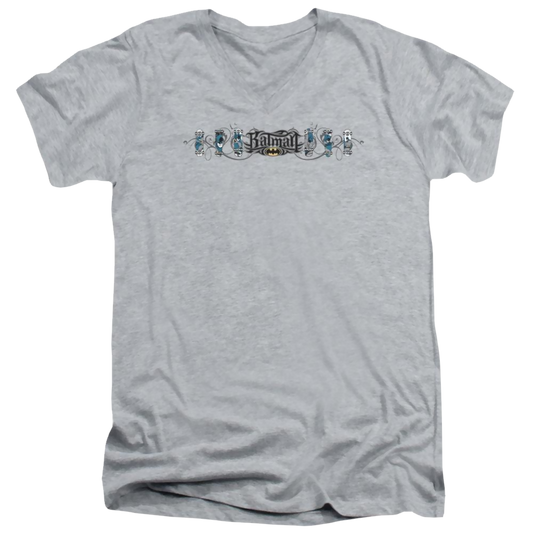 Batman Skateboard Bats - Men's V-Neck T-Shirt