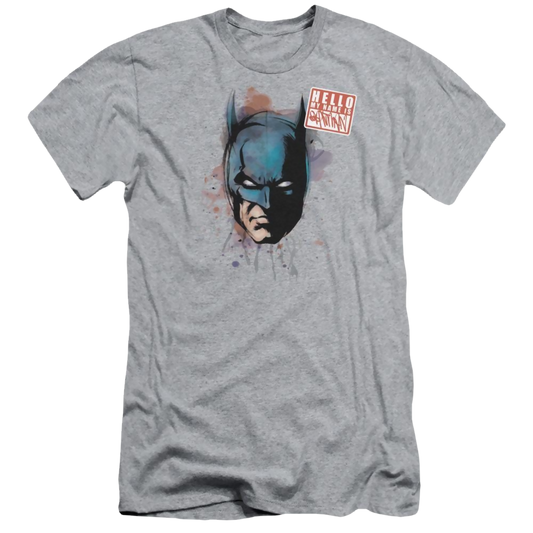 Batman Hello - Men's Slim Fit T-Shirt