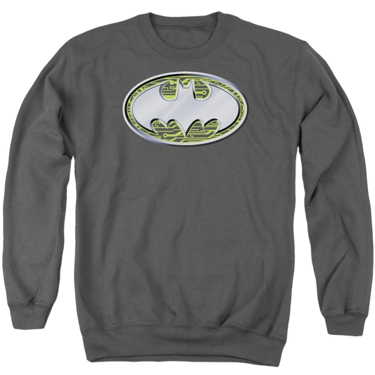 Batman Circuits Logo - Men's Crewneck Sweatshirt