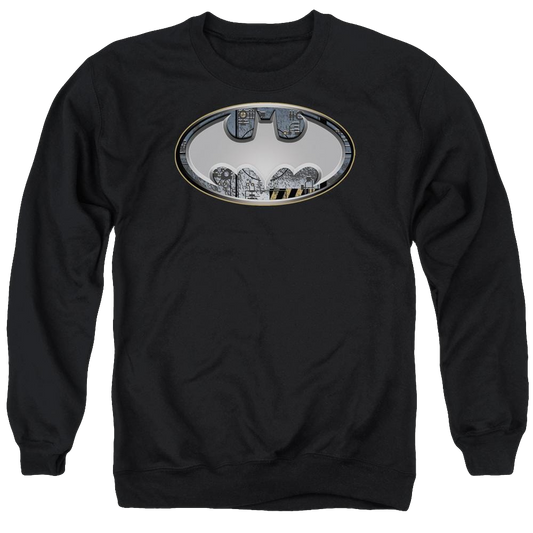 Batman Steel Wall Shield - Men's Crewneck Sweatshirt