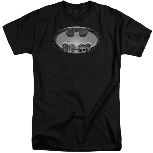 Batman Steel Wall Shield - Men's Tall Fit T-Shirt
