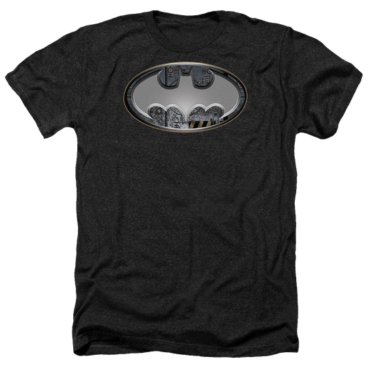 Batman Steel Wall Shield - Men's Heather T-Shirt