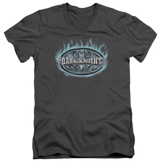 Batman Dark Knight Steel Shield - Men's V-Neck T-Shirt