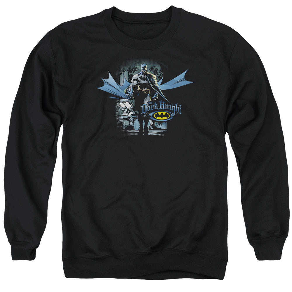 Batman From The Depths Mens Crewneck Sweatshirt Black