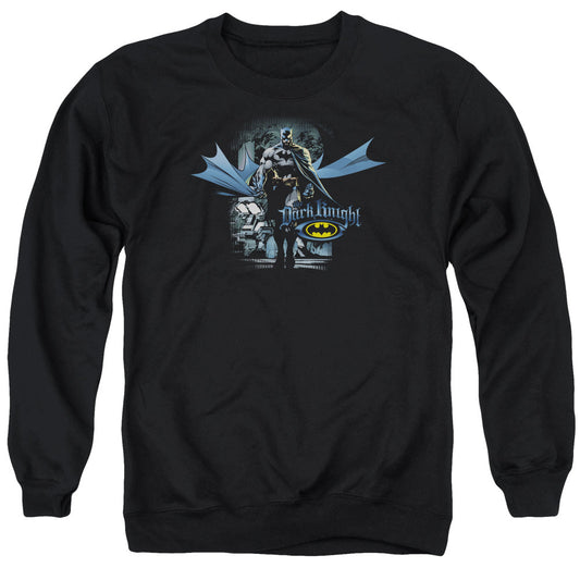 Batman From The Depths Mens Crewneck Sweatshirt Black