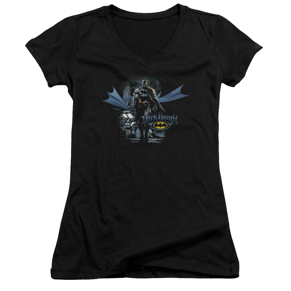 Batman From The Depths - Juniors V-Neck T-Shirt