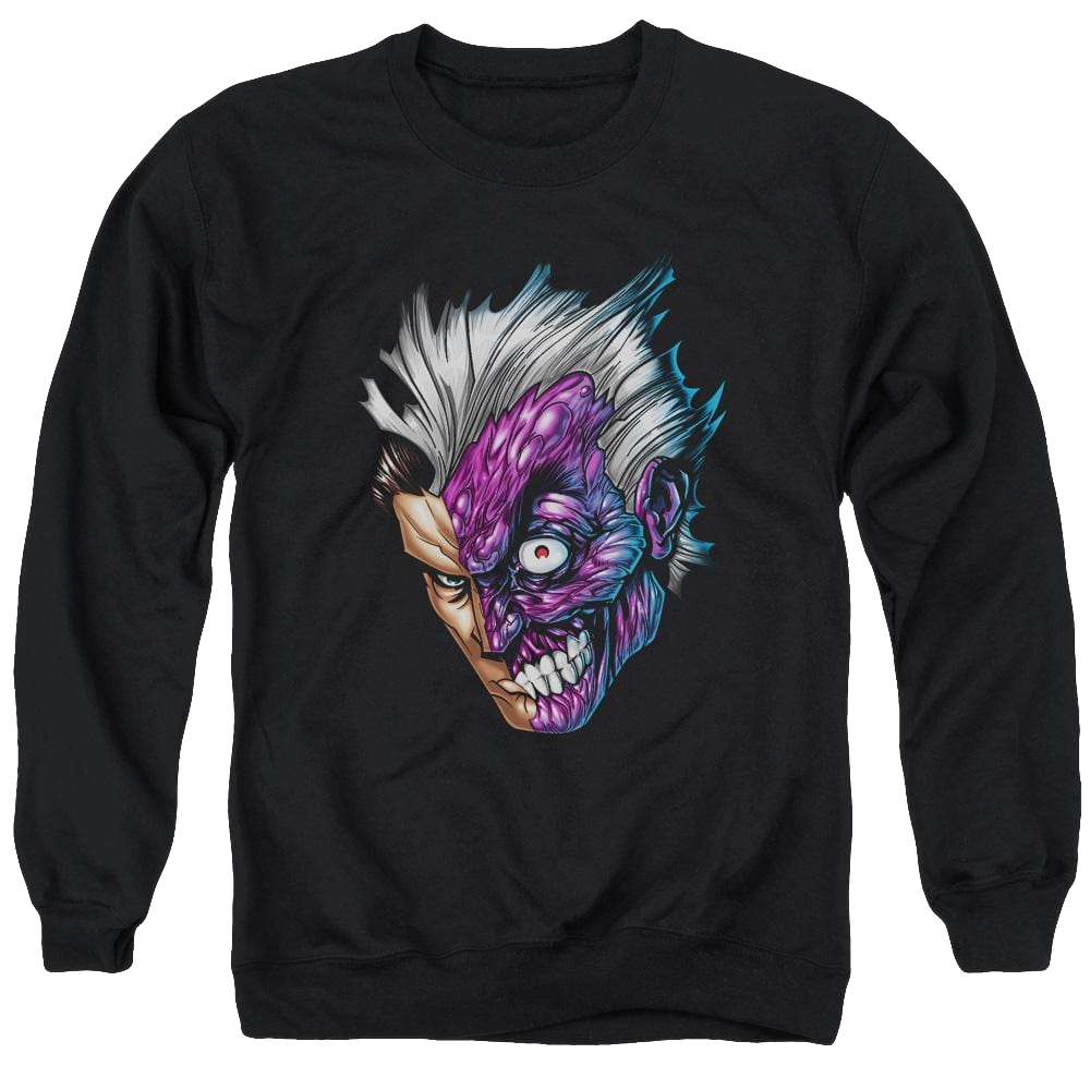 Batman Just Face - Men's Crewneck Sweatshirt