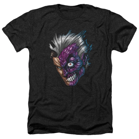 Batman Just Face - Men's Heather T-Shirt