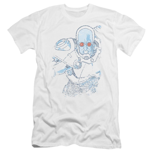 Batman Snowblind Freeze - Men's Premium Slim Fit T-Shirt