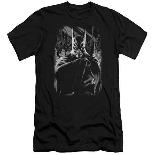 Batman Detective 821 Cover Premium Bella Canvas Slim Fit Mens T Shirt Black