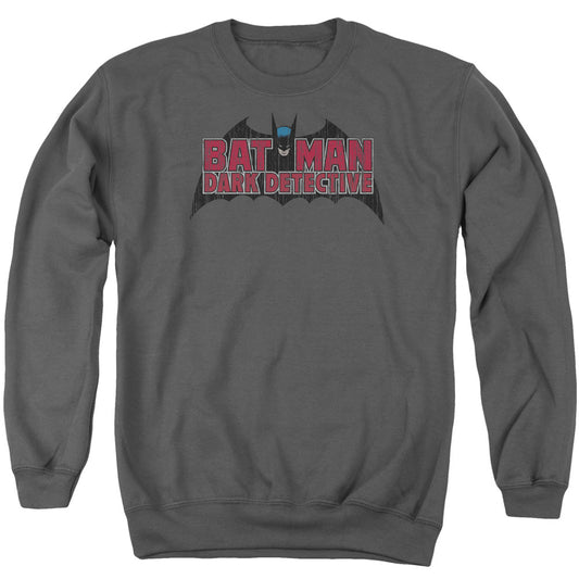 Batman Dark Detective Mens Crewneck Sweatshirt Charcoal