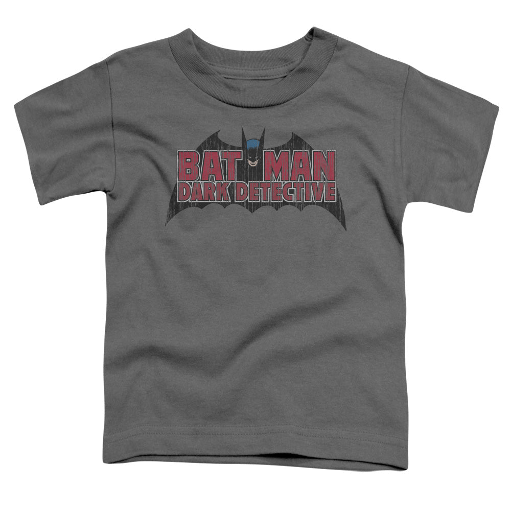 Batman Dark Detective Toddler Kids Youth T Shirt Charcoal