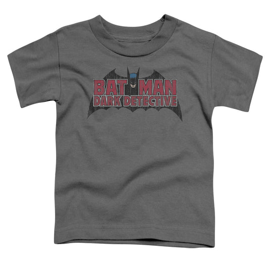Batman Dark Detective Toddler Kids Youth T Shirt Charcoal