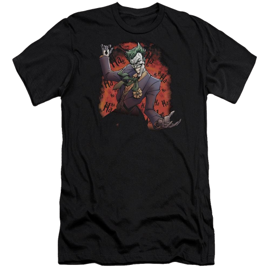 Batman Jokers Ave - Men's Premium Slim Fit T-Shirt