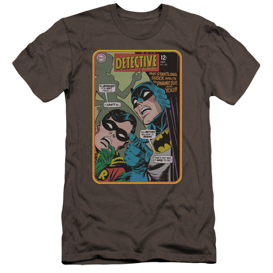 Batman Detective #380 Premium Bella Canvas Slim Fit Mens T Shirt Charcoal