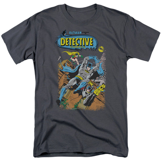 Batman Detective #487 Mens T Shirt Charcoal