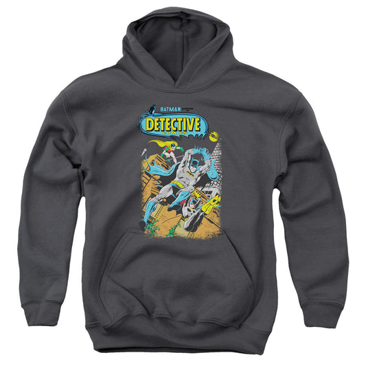Batman Detective #487 Kids Youth Hoodie Charcoal