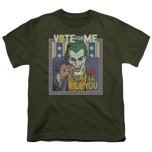 Batman Dark Detective #1 Kids Youth T Shirt Military Green