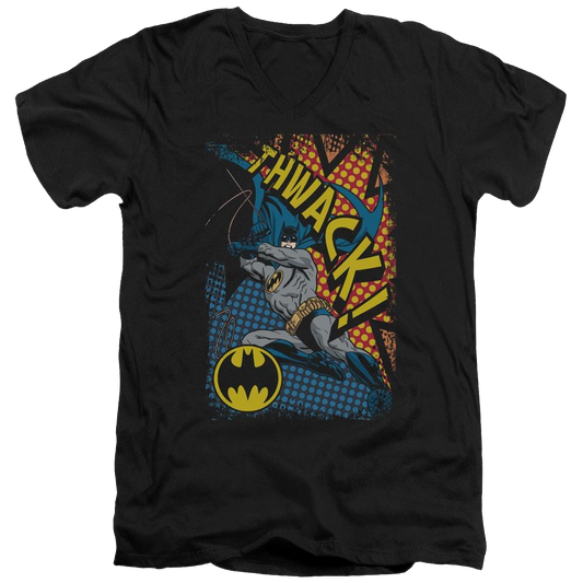 Batman Thwack - Men's V-Neck T-Shirt
