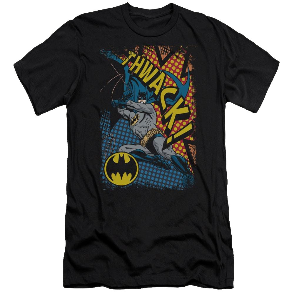 Batman Thwack - Men's Premium Slim Fit T-Shirt