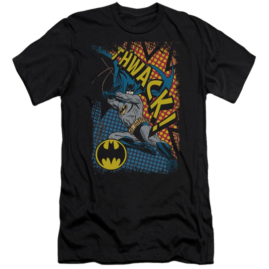 Batman Thwack - Men's Premium Slim Fit T-Shirt