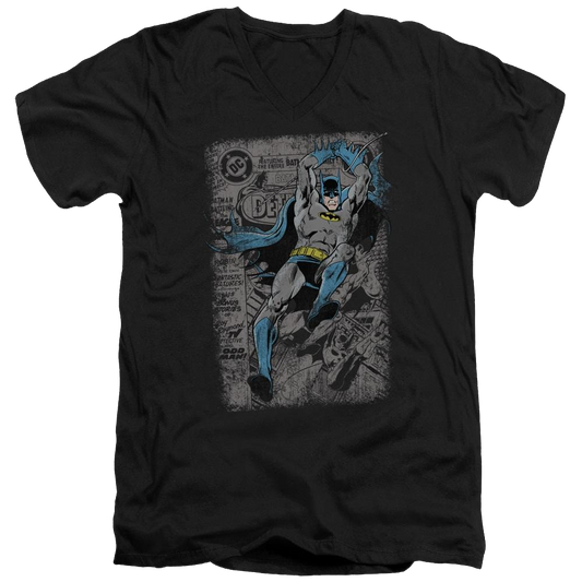 Batman Detective #487 Distress - Men's V-Neck T-Shirt