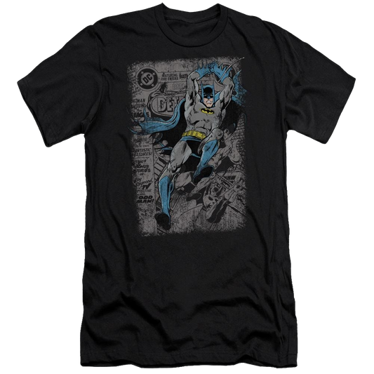 Batman Detective #487 Distress - Men's Premium Slim Fit T-Shirt