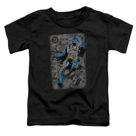 Batman Detective #487 Distress Toddler Kids Youth T Shirt Black