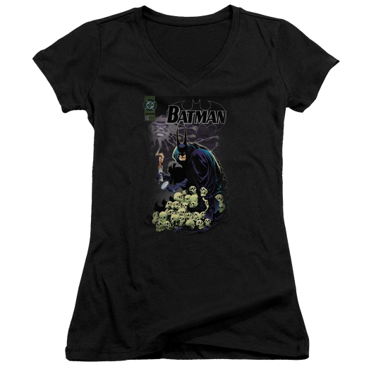 Batman Cover #516 - Juniors V-Neck T-Shirt