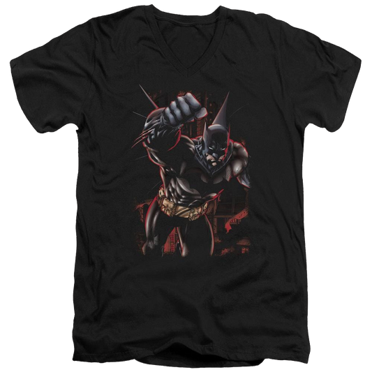Batman Crimson Knight - Men's V-Neck T-Shirt