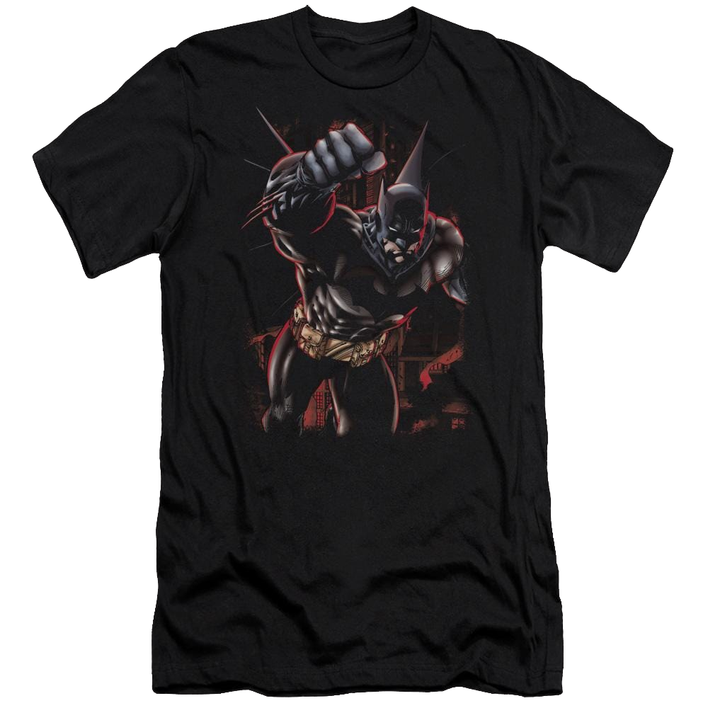Batman Crimson Knight - Men's Premium Slim Fit T-Shirt